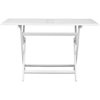 Picture of Outdoor Dining Table Acacia Wood Rectangular - White