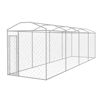 Picture of Outdoor Dog Kennel with Roof 25x6