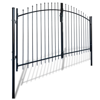 Picture of Outdoor Fence Double Door Gate with Spear Top 10' x 6'