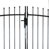 Picture of Outdoor Fence Double Door Gate with Spear Top 13' x 7'