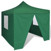 Picture of Outdoor Foldable Tent 10' x 10' with 4 Walls - Green