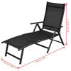 Picture of Outdoor Folding Dining Set 10pc - Black
