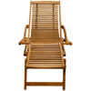Picture of Outdoor Furniture Deck Chair with Footrest