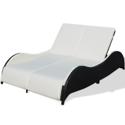 Picture of Outdoor Furniture Double Bed - Black