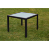 Picture of Outdoor Furniture Set 1 Table with 4 Chairs Poly Rattan - Black