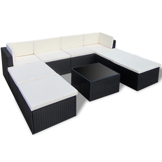 Convenience Boutique / Outdoor Furniture Set Rattan Wicker Sectional