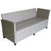 Picture of Outdoor Garden Corner Sofa Set - Poly Rattan - Gray