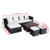 Picture of Outdoor Patio Lounge Set - Black