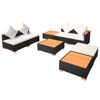 Picture of Outdoor Furniture Lounge Set - Black