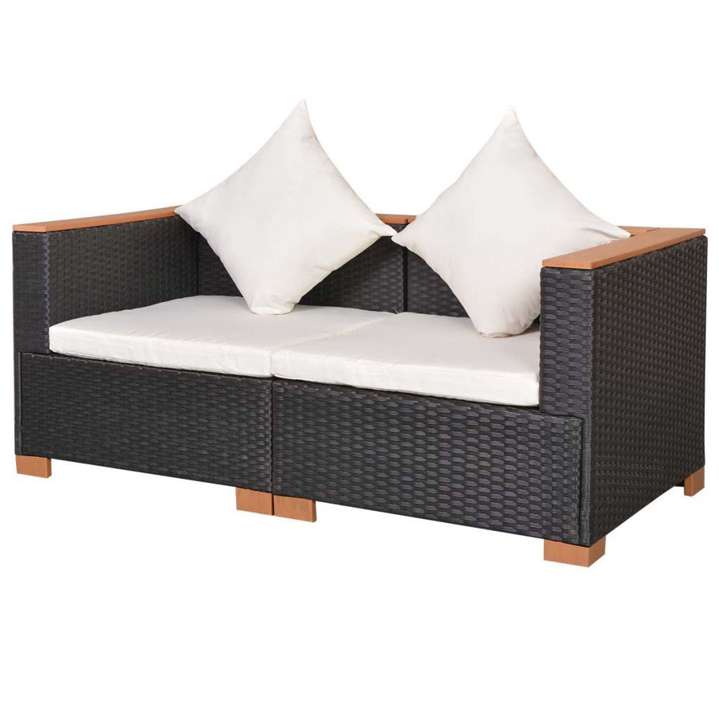Black Rattan Garden Sofa Uk Leather Manufacturers / Mauritius Grey Rattan Garden Sofas | 3 Seater Sofa - Fishpools - Make the most of your garden all year round with dunelm's large range of garden furniture sets.