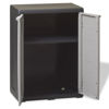 Picture of Outdoor Garden Storage Cabinet with 1 Shelf - Black and Gray