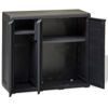 Picture of Outdoor Garden Storage Cabinet with 2 Shelves - Black