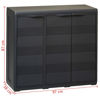 Picture of Outdoor Garden Storage Cabinet with 2 Shelves - Black