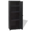 Picture of Outdoor Garden Storage Cabinet with 3 Shelves - Black