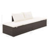 Picture of Outdoor Lounge Bed 76" - Poly Rattan - Brown