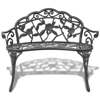 Picture of Outdoor Patio Bench Cast Aluminum - Green