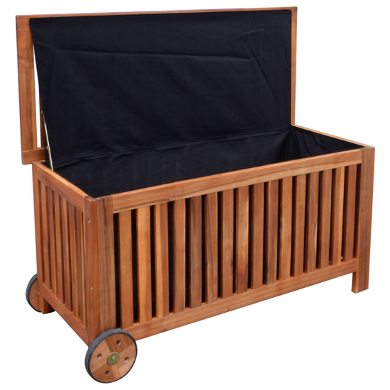 Picture of Outdoor Patio Cushion Wood Box 46"