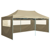 Picture of Outdoor Pop-Up Tent Gazebo Marquee with 4 Side Walls 19.7'x9.8' - Cream White