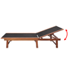 Picture of Outdoor Wood Sun Lounger Set Acacia - 3 pc