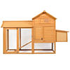 Picture of Outdoor Wooden Chicken Coop with Fire Fence 80"