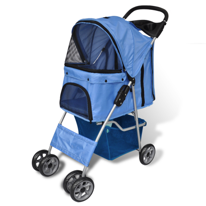 Picture of Pet Dog Stroller Folding Travel Carrier