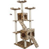 Picture of Pet House Cat Tree Condo Furniture Scratch Paws 73" Beige