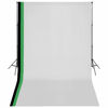 Picture of Photo Studio Kit 3 Cotton Backdrops Adjustable Frame 10x16.4 ft