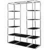 Picture of Portable Clothes Shoes Storage - Black