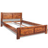 Picture of Queen Size Bed Frame Solid Acacia Wood - Brown