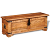 Picture of Rustic Rough Storage Chest Trunk Handmade Coffee Table - Mango Solid Wood