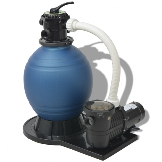 Picture of Sand Filter with Pool Pump 18 inch 1 HP 4740 GPH