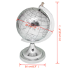 Picture of Silver Globe with Stand - 13"