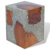 Picture of Stool Teak Resin 11.8"x11.8"x15.7"