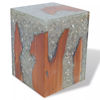 Picture of Stool Teak Resin 11.8"x11.8"x15.7"