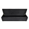 Picture of Storage Bench Leather Foot Stool Ottoman Large - Black