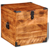 Picture of Storage Square Chest - Rough Mango Wood