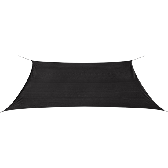 Picture of Sunshade Sail HDPE Rectangular 6.6'x13.1' Anthracite