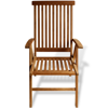 Picture of Teak 7-Position Garden Chair 23.6"x25.2"x42.5"