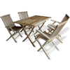 Picture of Teak Five Piece Outdoor Dining Set