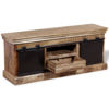 Picture of TV Cabinet with 2 Sliding Doors 43" - Solid Mango Wood