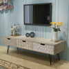 Picture of TV Cabinet with 3 Drawers 47" - Gray