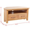 Picture of TV Cabinet with Drawer 34" - Oak