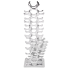 Picture of Wine Rack Aluminum Silver for 27 Bottles