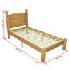 Picture of Wooden Bed Frame - Mexican Pine Corona Range 35'
