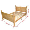 Picture of Wooden Bed Frame - Mexican Pine Corona Range 63"