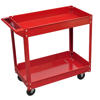 Picture of Workshop Tool Trolley Cart 2 Shelves 220 lbs. Red