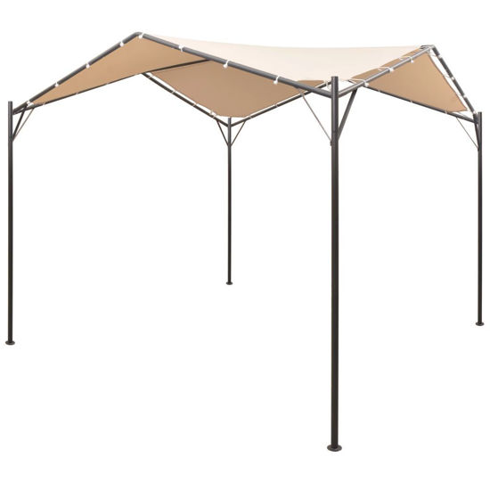 Picture of Outdoor 13' x 13' Gazebo - Steel Beige