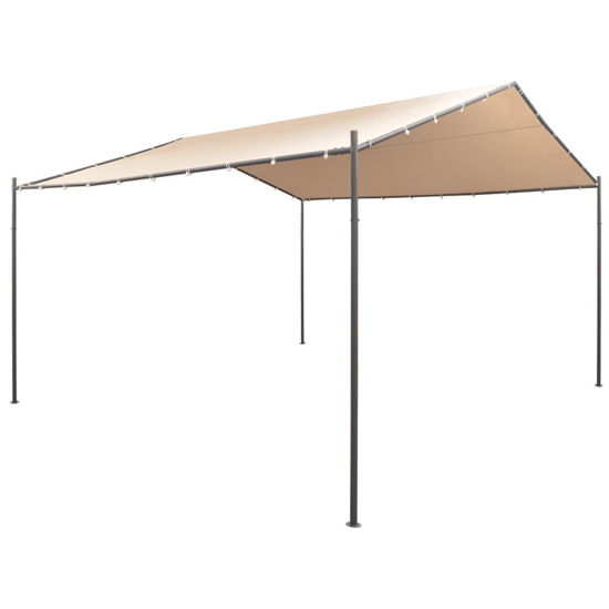 Picture of Outdoor Gazebo Pavilion Tent - Steel Beige