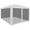 Picture of Outdoor Gazebo Tent with Mesh Walls