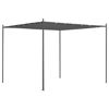 Picture of Outdoor Gazebo Tent with Flat Roof - Anthracite